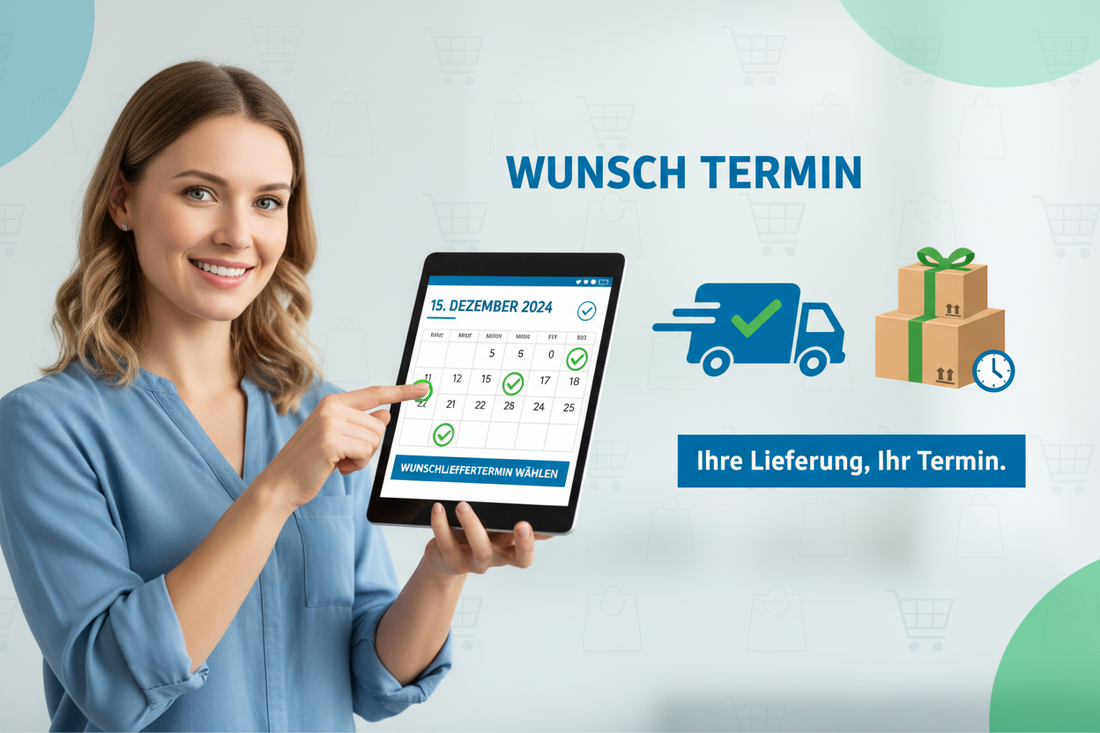 Wunschliefertermin bis zu 3 Monate kostenlos reservieren