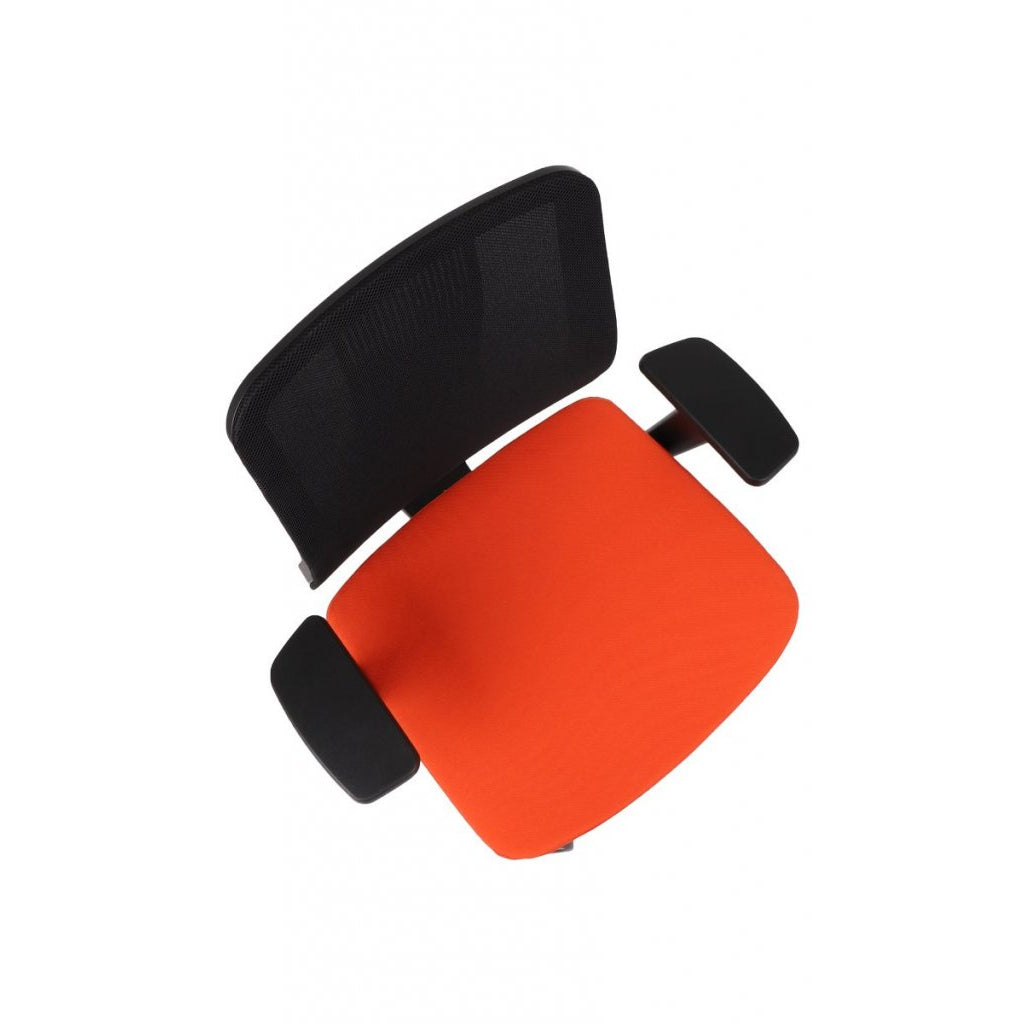 ErgoJunior Ergonomischer Kinderdrehstuhl mit Netz-Rückenlehne, von 10 bis 16 Jahren, Schwarzes Gestell - Brötter.de