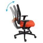 ErgoJunior Ergonomischer Kinderdrehstuhl mit Netz-Rückenlehne, von 10 bis 16 Jahren, Schwarzes Gestell - Brötter.de