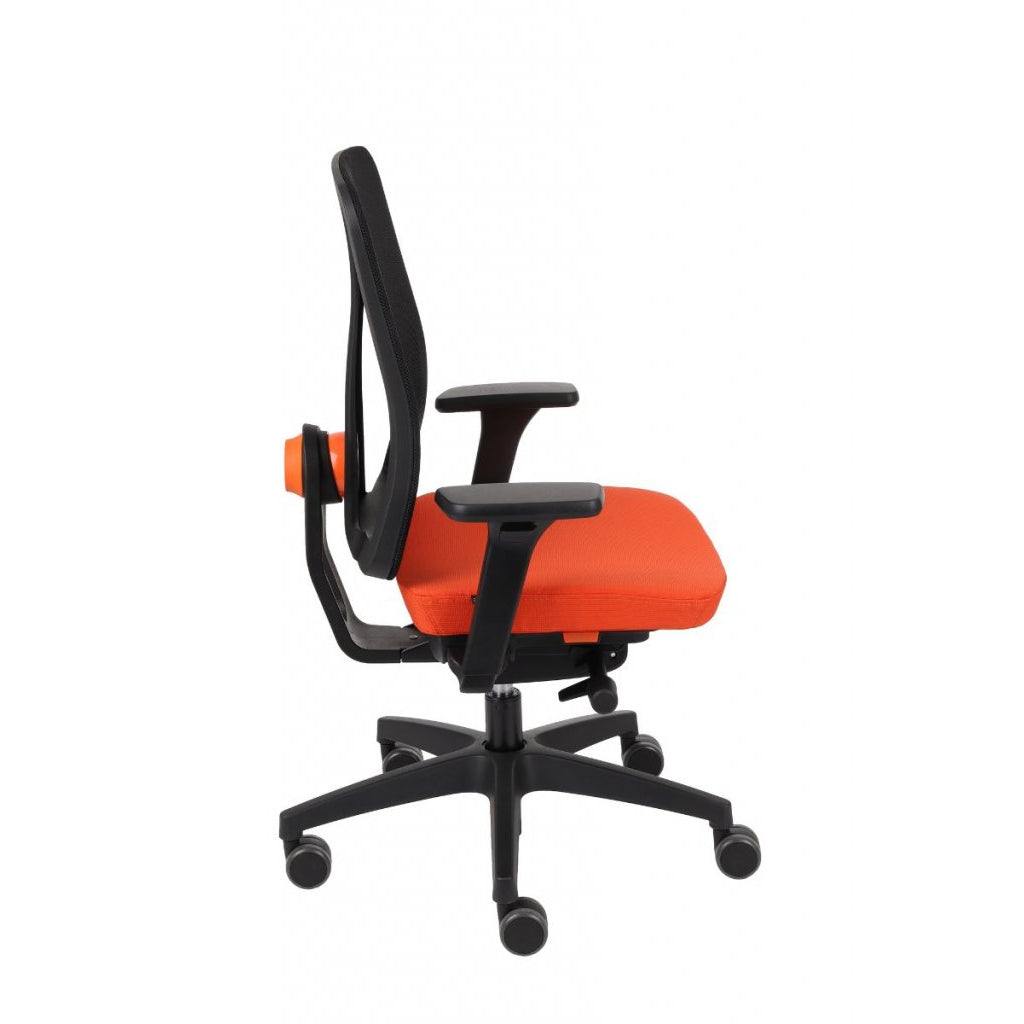 ErgoJunior Ergonomischer Kinderdrehstuhl mit Netz-Rückenlehne, von 10 bis 16 Jahren, Schwarzes Gestell - Brötter.de