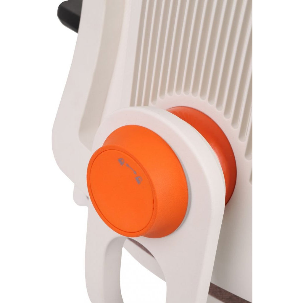 ErgoJunior Ergonomischer Kinderdrehstuhl mit Netz-Rückenlehne, von 10 bis 16 Jahren, Weisses Gestell - Brötter.de