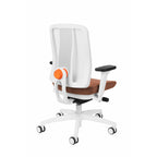 ErgoJunior Ergonomischer Kinderdrehstuhl mit Netz-Rückenlehne, von 10 bis 16 Jahren, Weisses Gestell - Brötter.de