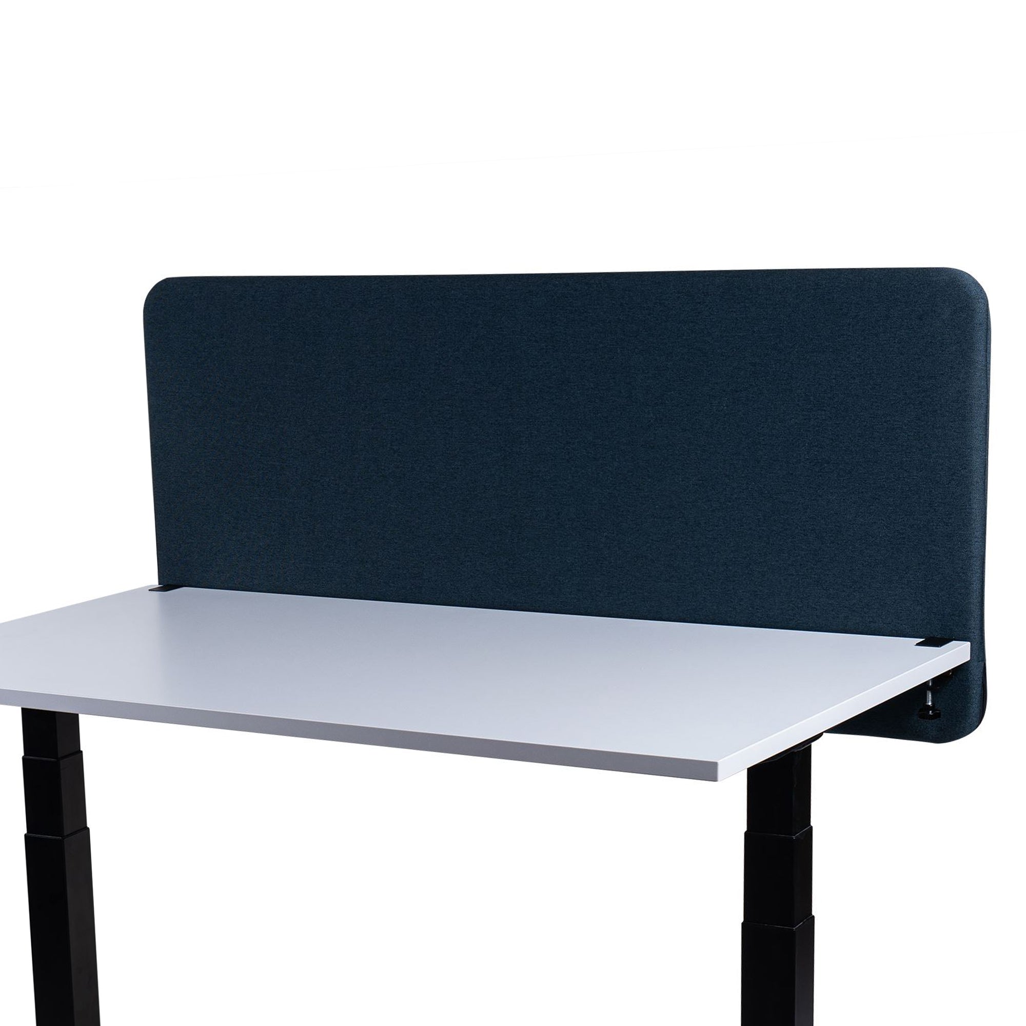 180x65cm Akustik Trennwand Gray Blue, Sichtschutz, Schallschutz und Privatsphäre