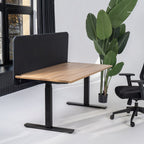 120x65cm Akustik Trennwand Graphite Black, Sichtschutz, Schallschutz und Privatsphäre