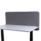 180x65cm Akustik Trennwand Granite Gray, Sichtschutz, Schallschutz und Privatsphäre