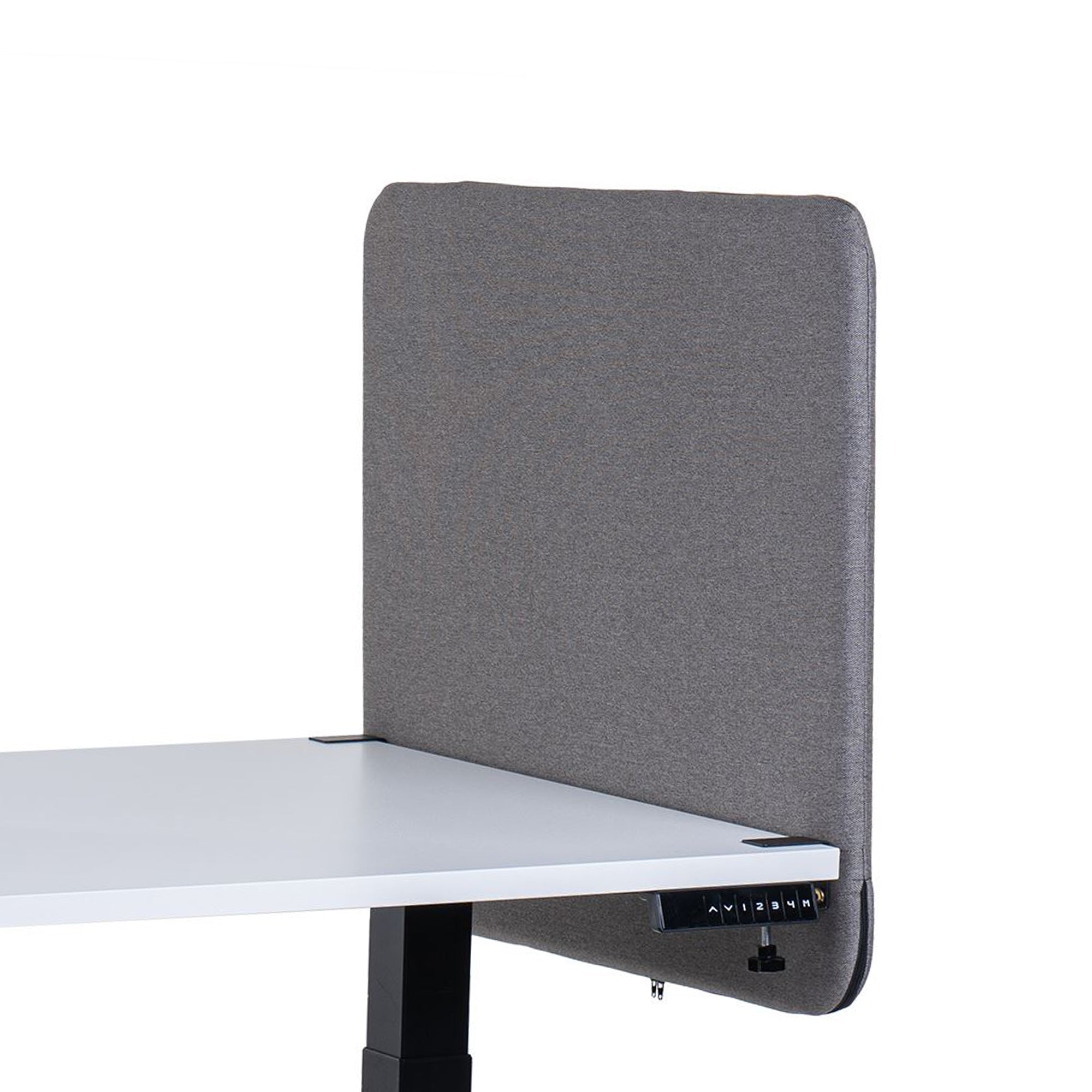 65x65cm Akustik Trennwand Granite Gray, Sichtschutz, Schallschutz und Privatsphäre
