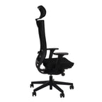 Marti HD Note Black Bürostuhl Ergonomisch mit Netzbespannung, Schwarzes Gestell-Brötter.de