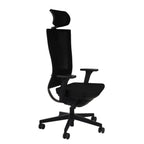 Marti HD Note Black Bürostuhl Ergonomisch mit Netzbespannung, Schwarzes Gestell-Brötter.de