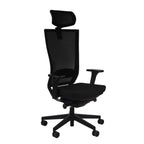 Marti HD Note Black Bürostuhl Ergonomisch mit Netzbespannung, Schwarzes Gestell-Brötter.de