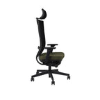 Marti Bürostuhl Ergonomisch mit Netz- oder gepolsterter Rückenlehne, Schwarzes Gestell
