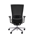 Marti HD Chrome Hygge Moss Green Bürostuhl Ergonomisch mit Netzbespannung, Schwarzes Gestell, Chrome Fußkreuz-Brötter.de