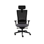 Marti Bürostuhl Ergonomisch mit Netz- oder gepolsterter Rückenlehne, Schwarzes Gestell