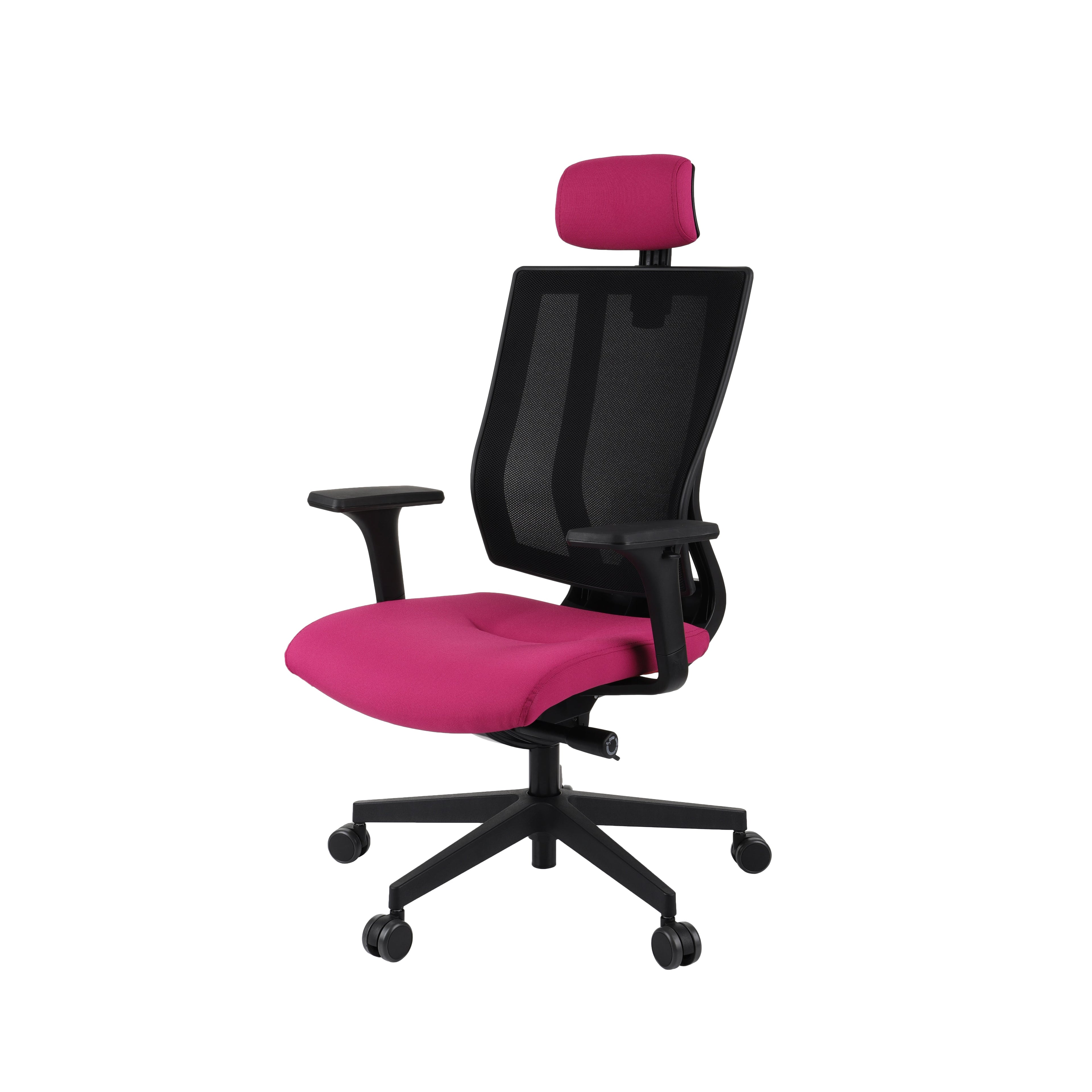 MaxPro HD Note Red Bürostuhl Ergonomisch mit SYNCHRO PLUS Mechanismus, Schwarzes Gestell-Brötter.de