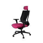 MaxPro HD Note Red Bürostuhl Ergonomisch mit SYNCHRO PLUS Mechanismus, Schwarzes Gestell-Brötter.de