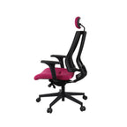 MaxPro HD Note Red Bürostuhl Ergonomisch mit SYNCHRO PLUS Mechanismus, Schwarzes Gestell-Brötter.de