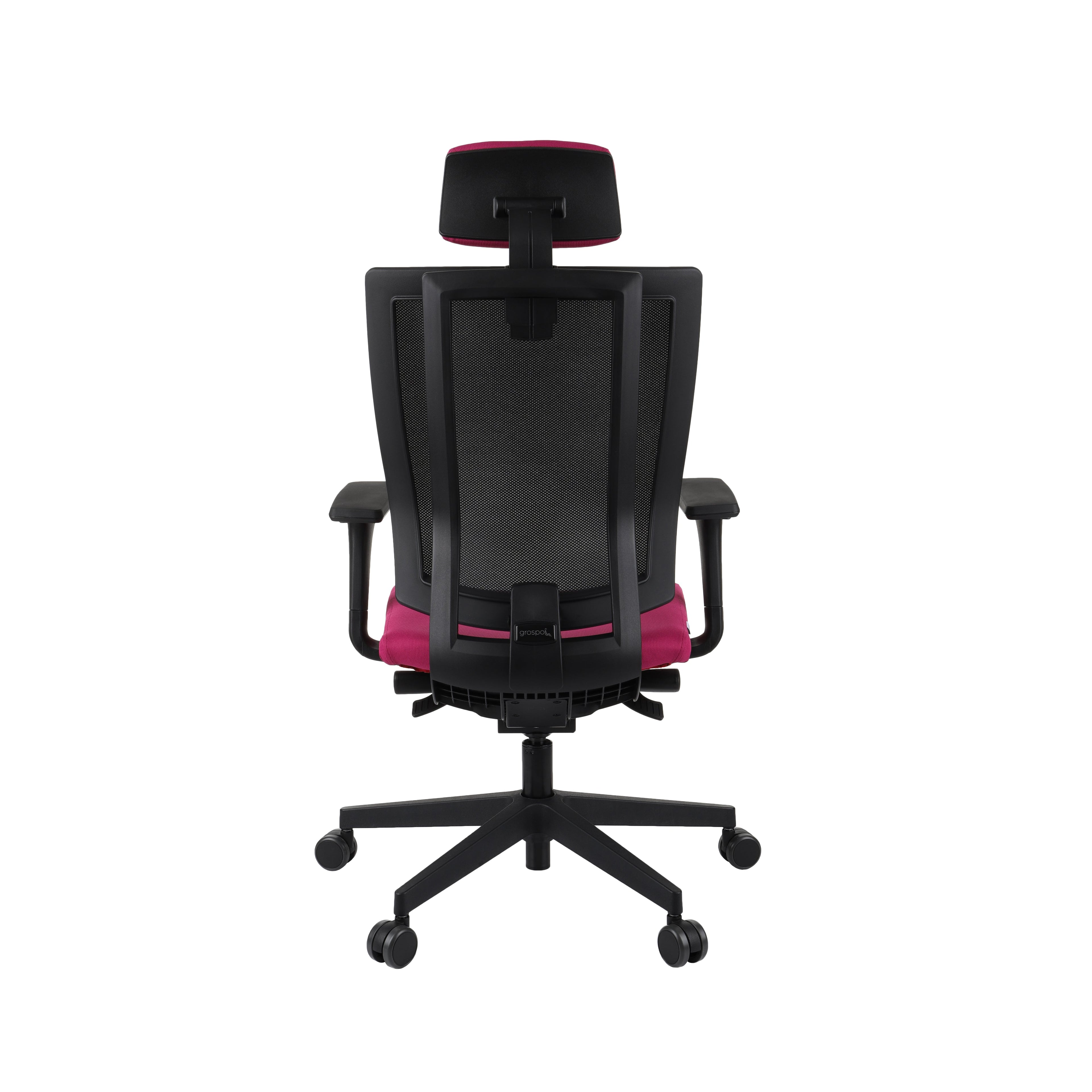 MaxPro HD Note Red Bürostuhl Ergonomisch mit SYNCHRO PLUS Mechanismus, Schwarzes Gestell-Brötter.de