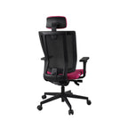 MaxPro HD Note Red Bürostuhl Ergonomisch mit SYNCHRO PLUS Mechanismus, Schwarzes Gestell-Brötter.de