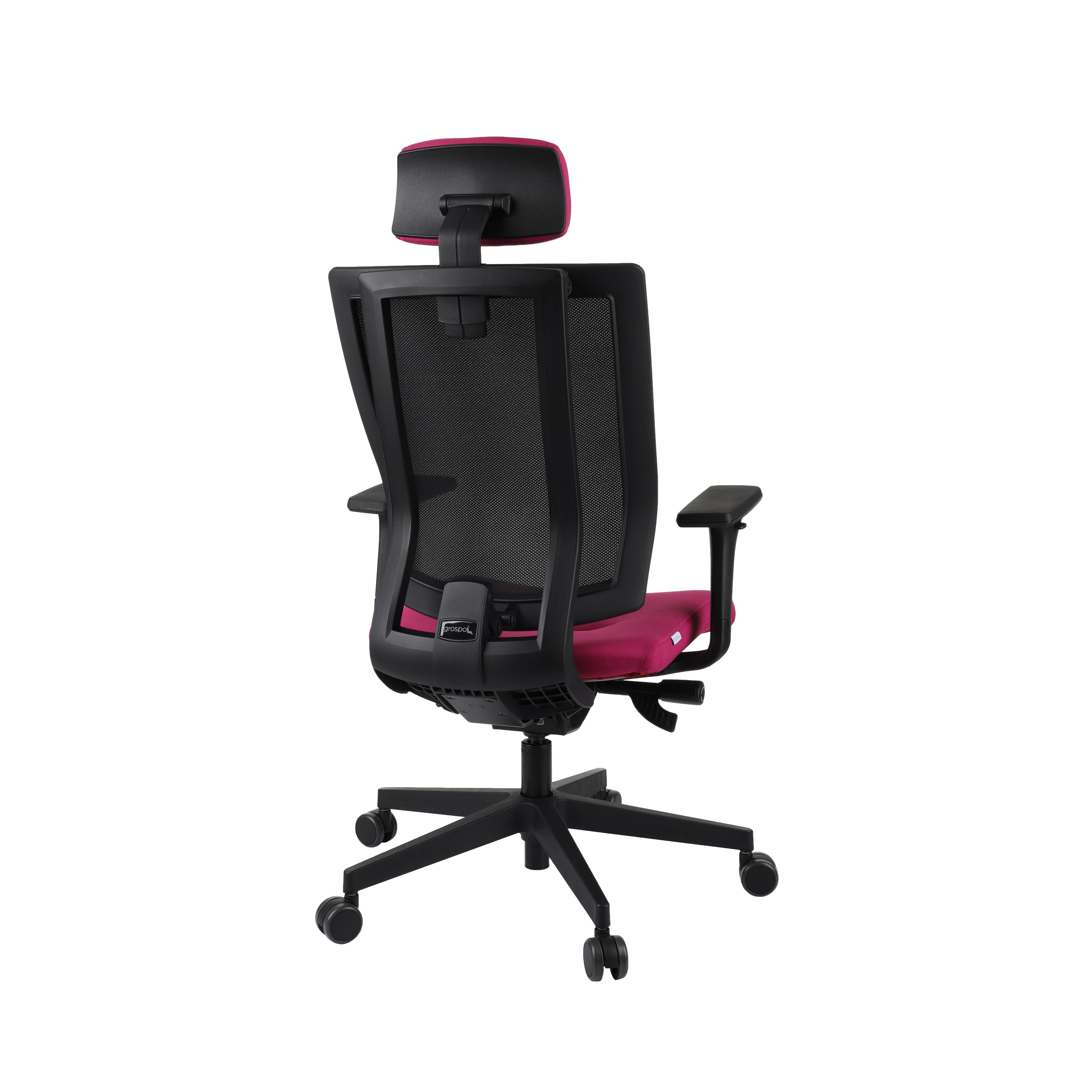 MaxPro HD Note Red Bürostuhl Ergonomisch mit SYNCHRO PLUS Mechanismus, Schwarzes Gestell-Brötter.de