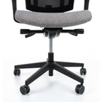 MaxPro HD Medley Grey Bürostuhl Ergonomisch mit SYNCHRO PLUS Mechanismus, Schwarzes Gestell-Brötter.de