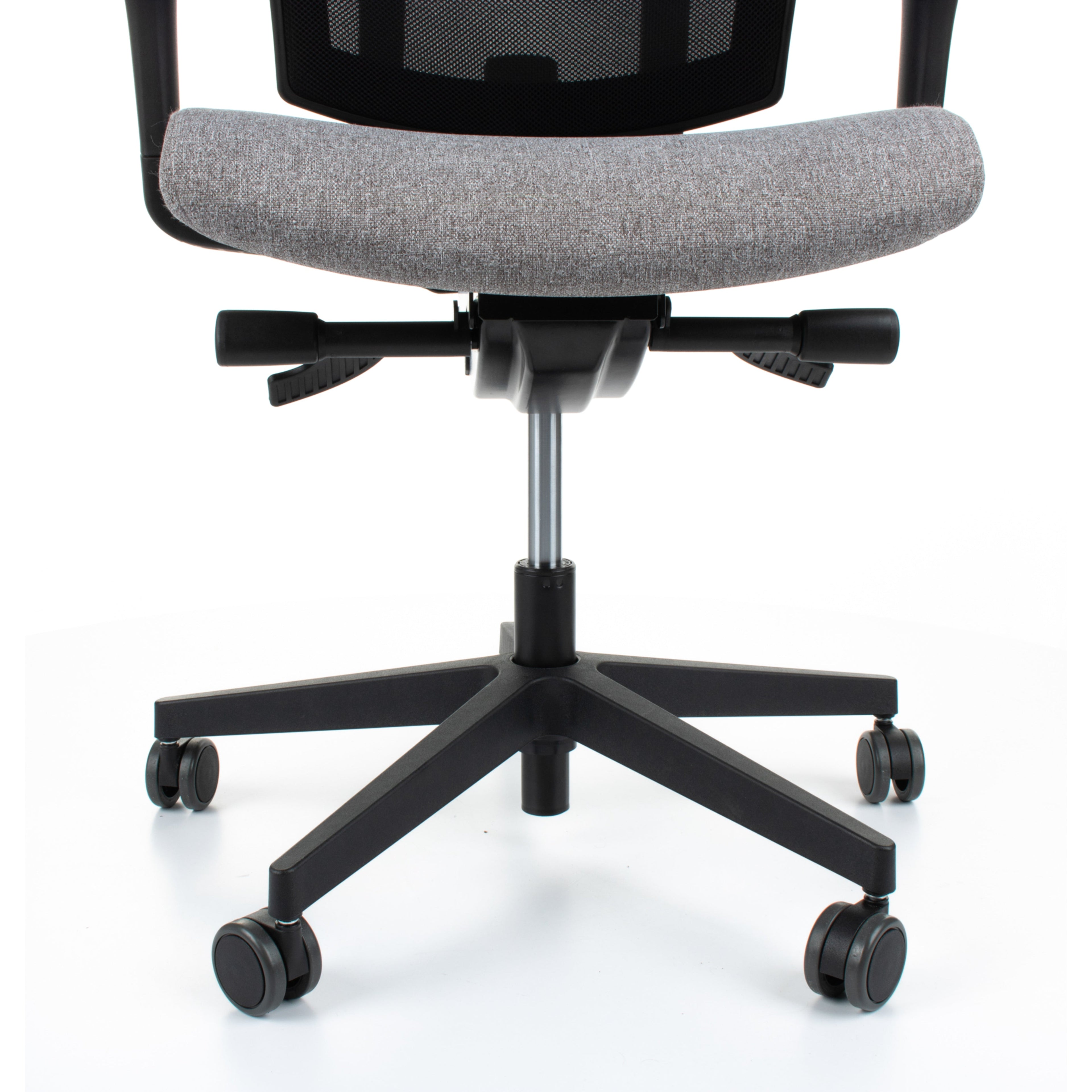 MaxPro HD Medley Grey Bürostuhl Ergonomisch mit SYNCHRO PLUS Mechanismus, Schwarzes Gestell-Brötter.de