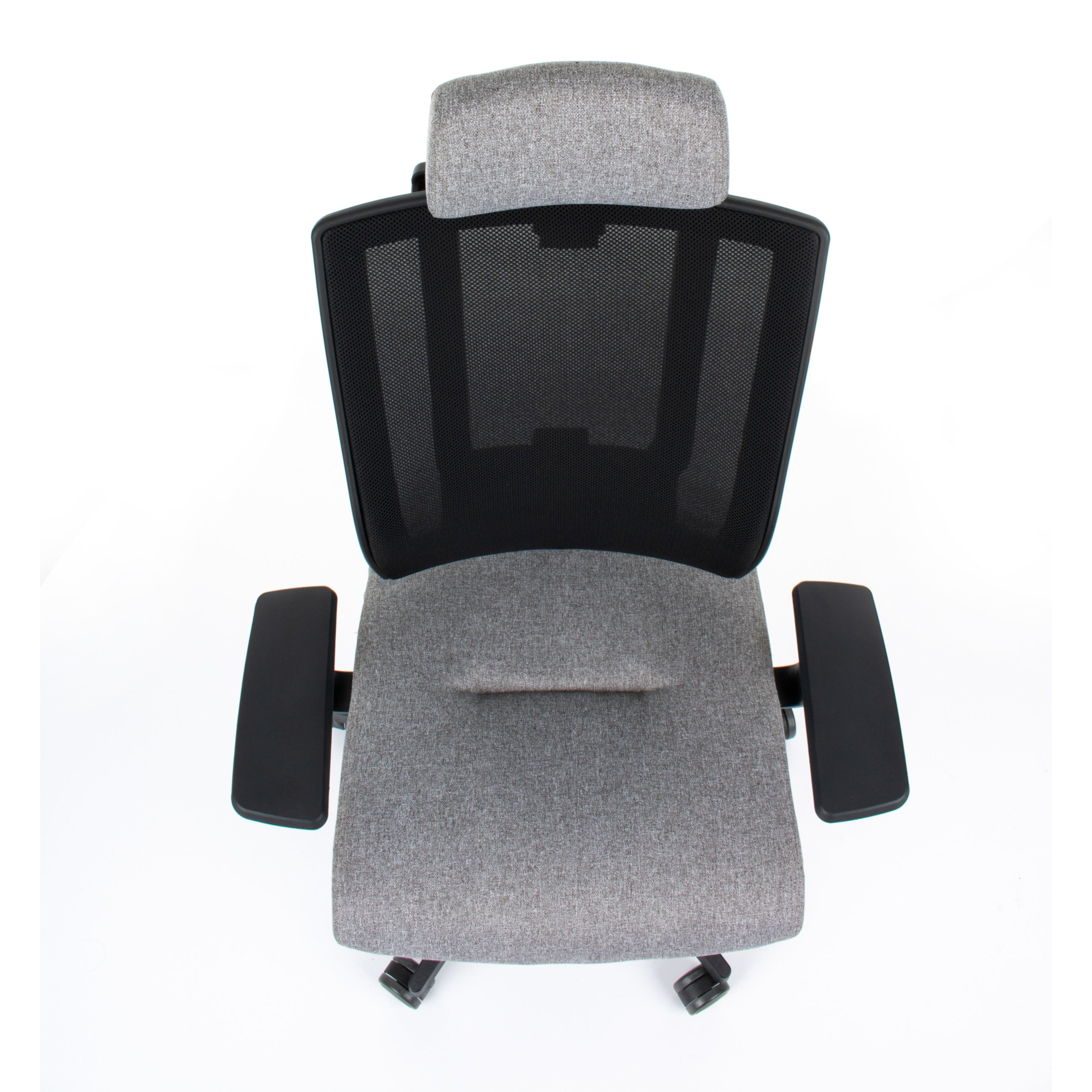 MaxPro HD Medley Grey Bürostuhl Ergonomisch mit SYNCHRO PLUS Mechanismus, Schwarzes Gestell-Brötter.de