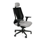 MaxPro HD Medley Grey Bürostuhl Ergonomisch mit SYNCHRO PLUS Mechanismus, Schwarzes Gestell-Brötter.de