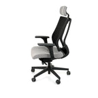 MaxPro HD Medley Grey Bürostuhl Ergonomisch mit SYNCHRO PLUS Mechanismus, Schwarzes Gestell-Brötter.de