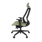 MaxPro Bürostuhl Ergonomisch mit Netz- oder gepolsterter Rückenlehne, SYNCHRO PLUS Mechanismus, Schwarzes Gestell