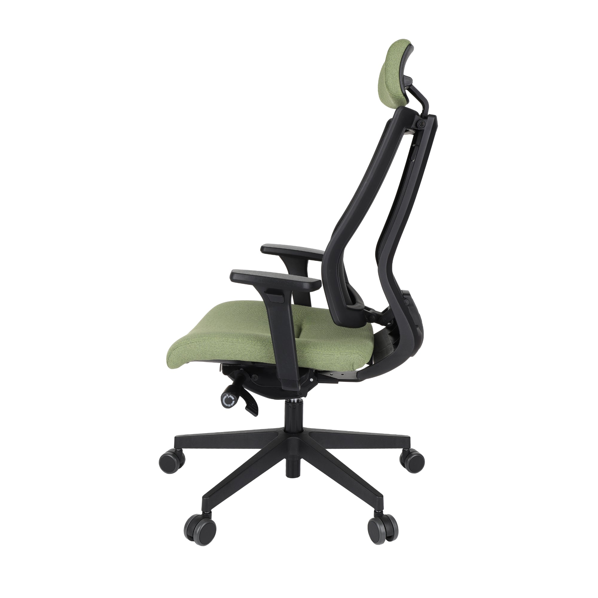 MaxPro Bürostuhl Ergonomisch mit Netz- oder gepolsterter Rückenlehne, SYNCHRO PLUS Mechanismus, Schwarzes Gestell