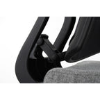MaxPro Bürostuhl Ergonomisch mit Netz- oder gepolsterter Rückenlehne, SYNCHRO PLUS Mechanismus, Schwarzes Gestell