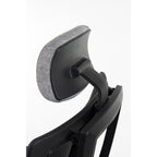 MaxPro Bürostuhl Ergonomisch mit Netz- oder gepolsterter Rückenlehne, SYNCHRO PLUS Mechanismus, Schwarzes Gestell