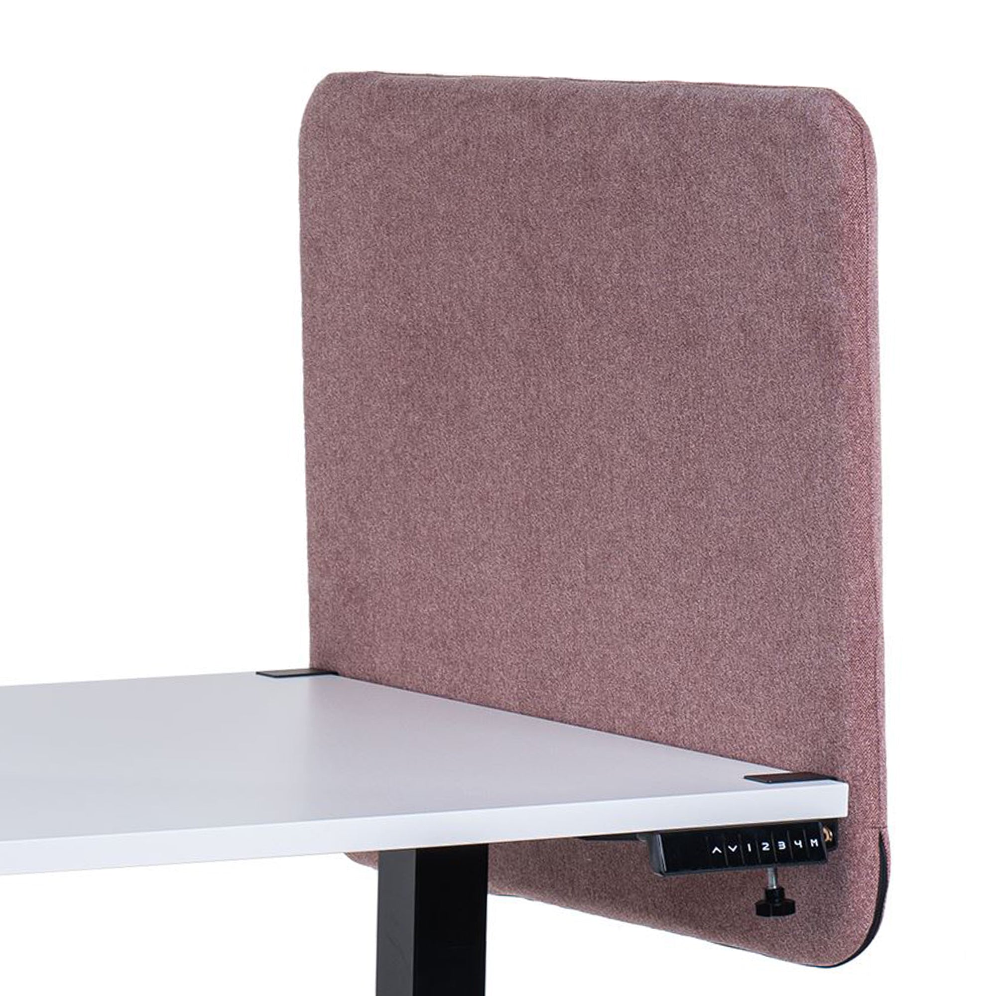 80x65cm Akustik Trennwand Rose Beige, Sichtschutz, Schallschutz und Privatsphäre