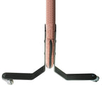 80x170cm 2 Stk. Akustik Freistehender Raumteiler Rose Beige, Sichtschutz, Schallschutz und Privatsphäre, mit Rollen-Brötter.de