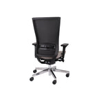 Marti Bürostuhl Ergonomisch mit Netz- oder gepolsterter Rückenlehne, Schwarzes Gestell, Chrome
